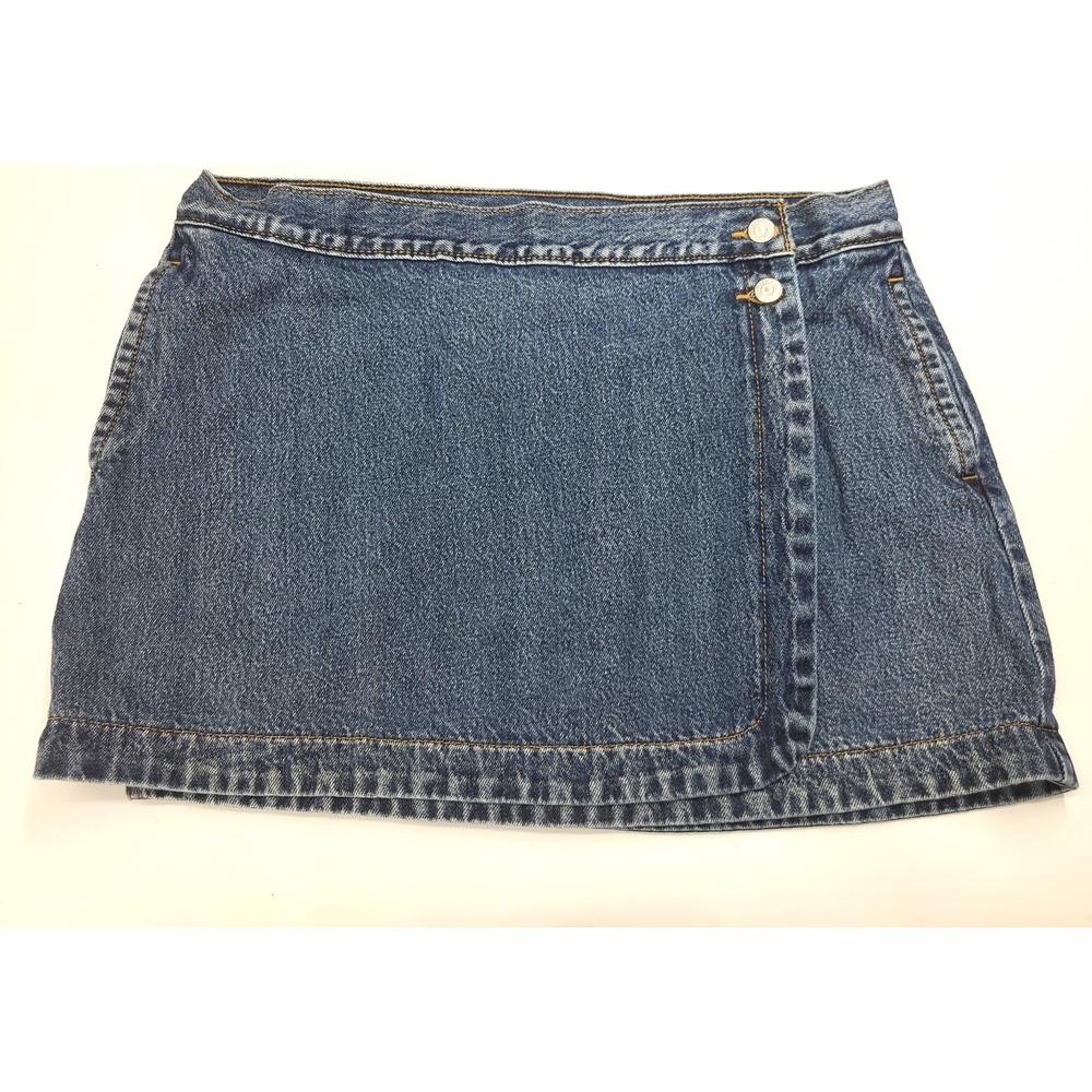 Levis‎ Red Tab Mini Button Wrap Around 32 Blue Denim Y2K 90's Boho